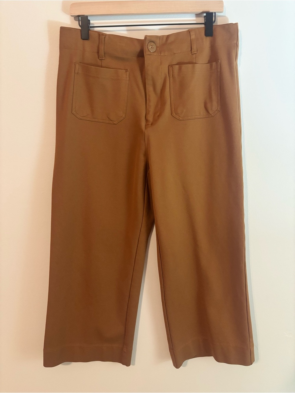 Tribal Men's Wide-Leg Chinos in Camel Brown